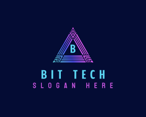 Triangle Cyber Tech logo design