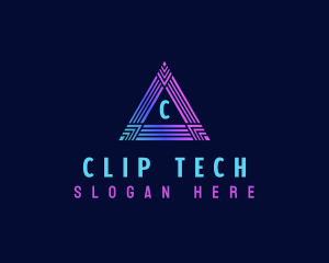 Triangle Cyber Tech logo design