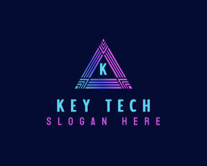 Triangle Cyber Tech logo design