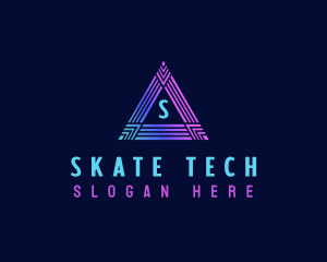 Triangle Cyber Tech logo design