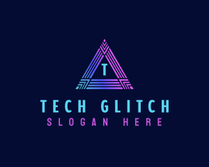 Triangle Cyber Tech logo design