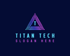 Triangle Cyber Tech logo design