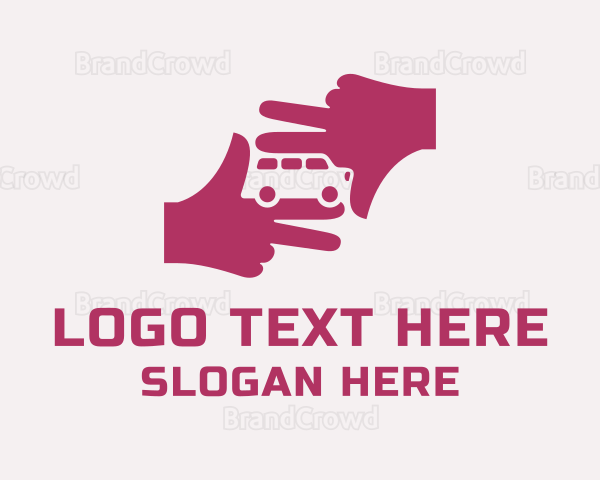 Car Hand Transport Logo