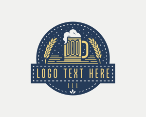 Stein Glass - Liquor Beer Mug logo design