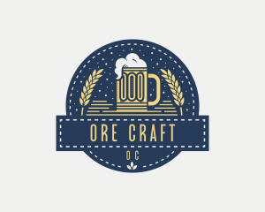 Liquor Beer Mug logo design