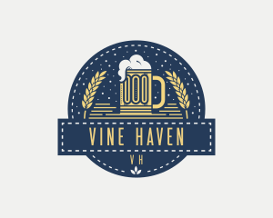 Liquor Beer Mug logo design