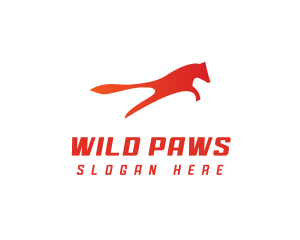Wild Fox Animal logo design