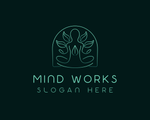 Organic Meditation Spa logo design