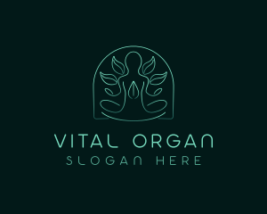 Organic Meditation Spa logo design