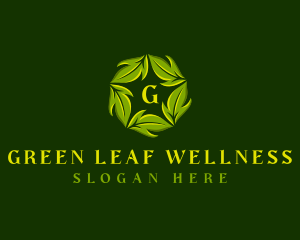 Nature Leaf Wellness logo design