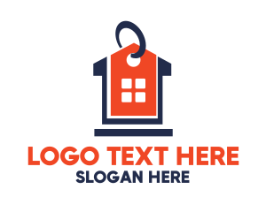 Shop - House Price Tag logo design
