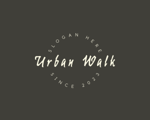 Handwritten Urban Business logo design