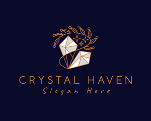 Crystem Gem Jewelry logo design