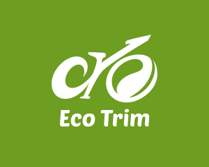 Abstract Eco Bike logo design