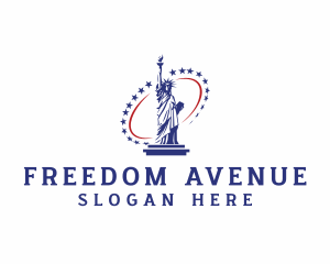 Liberty - Statue of Liberty USA logo design