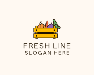 Fresh Vegetable Harvest logo design