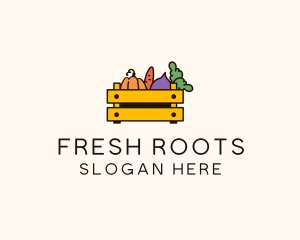 Fresh Vegetable Harvest logo design