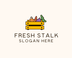 Fresh Vegetable Harvest logo design