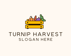 Fresh Vegetable Harvest logo design