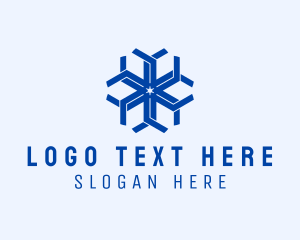 Joint - Holiday Breeze Snowflake logo design