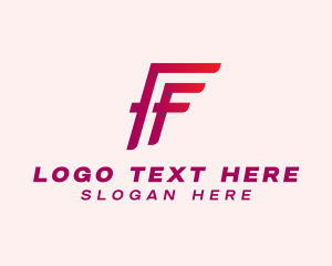 Gradient - Generic Company Letter F logo design