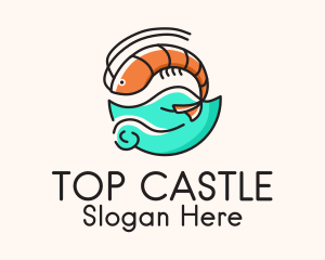 Ocean Seafood Shrimp  Logo