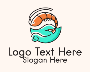 Ocean Seafood Shrimp  Logo