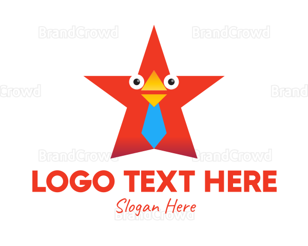 Bird Star Necktie Logo