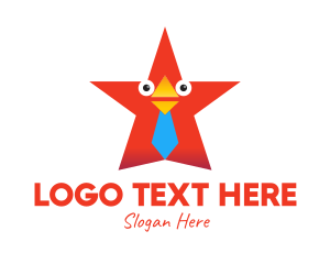 Scrapbook - Bird Star Necktie logo design