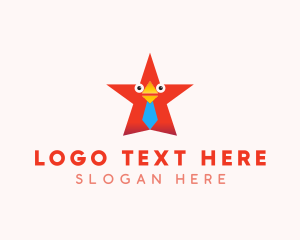 Necktie - Bird Star Necktie logo design