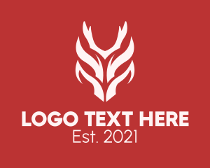 Zodiac - White Dragon Tattoo logo design