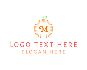 Circular - Orange Fruit Fresh Citrus logo design