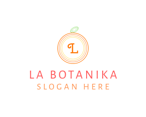 Letter - Orange Fruit Fresh Citrus logo design
