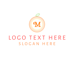 Flavor - Orange Fruit Fresh Citrus logo design
