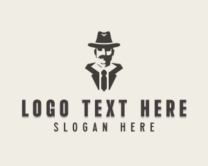 Grooming - Fashion Tuxedo Man logo design