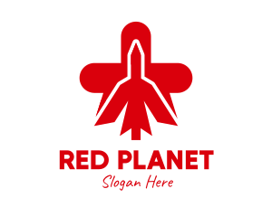 Red Leaf Hospital logo design