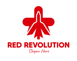 Red Leaf Hospital logo design