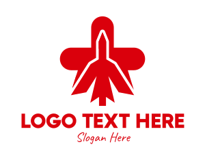 Healthcare - Red Leaf Hospital logo design