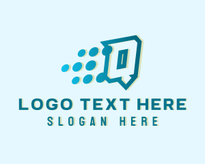 Modern Tech Letter Q logo design