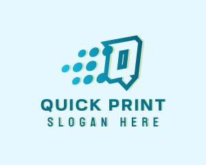 Modern Tech Letter Q logo design