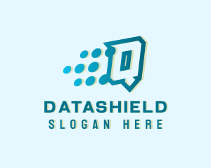 Data - Modern Tech Letter Q logo design