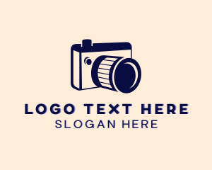 Streamer - DSLR Camera Lens logo design