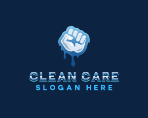 Hygienic - Hand Water Cleaning logo design