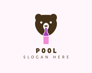 Bear Liquor Bottle Logo