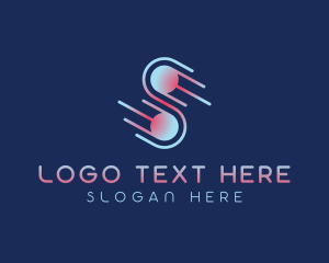 App - Creative Tech Studio Letter S logo design