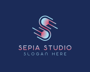 Creative Tech Studio Letter S logo design