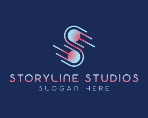 Creative Tech Studio Letter S logo design