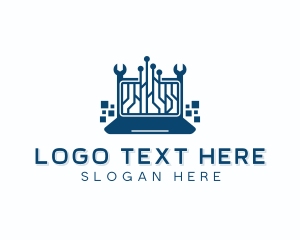 Programming - Laptop Digital Software logo design