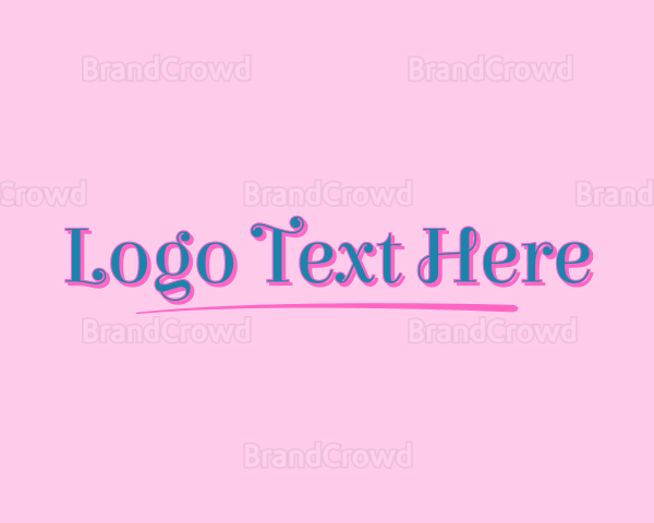 Girly Cute Fashion Logo