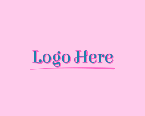 Designer - Girly Cute Fashion logo design
